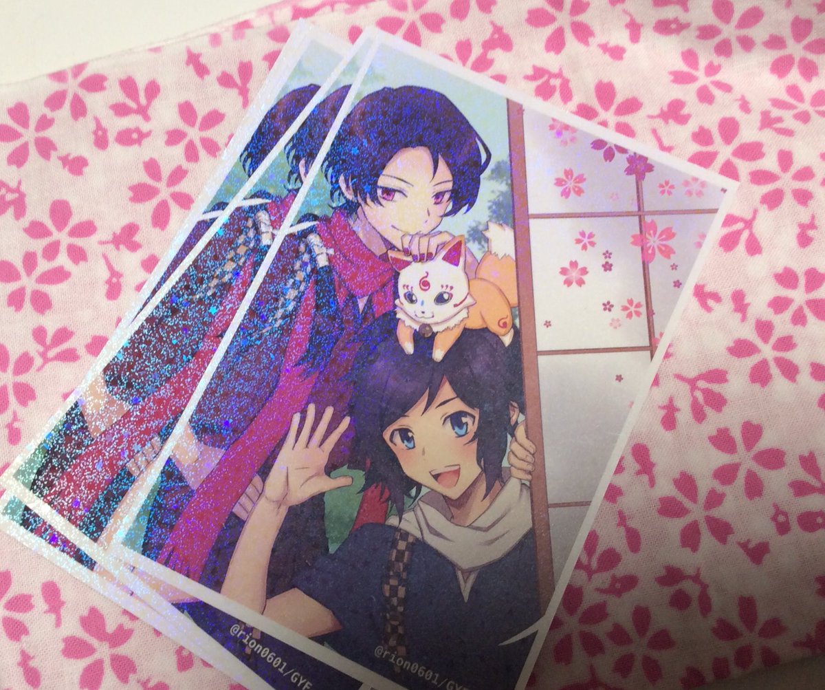 今回の無料配布ポストカードも ホログラムppで キラキラです 新刊を購入してくだ 和泉リオン 10 8単行本発売のイラスト