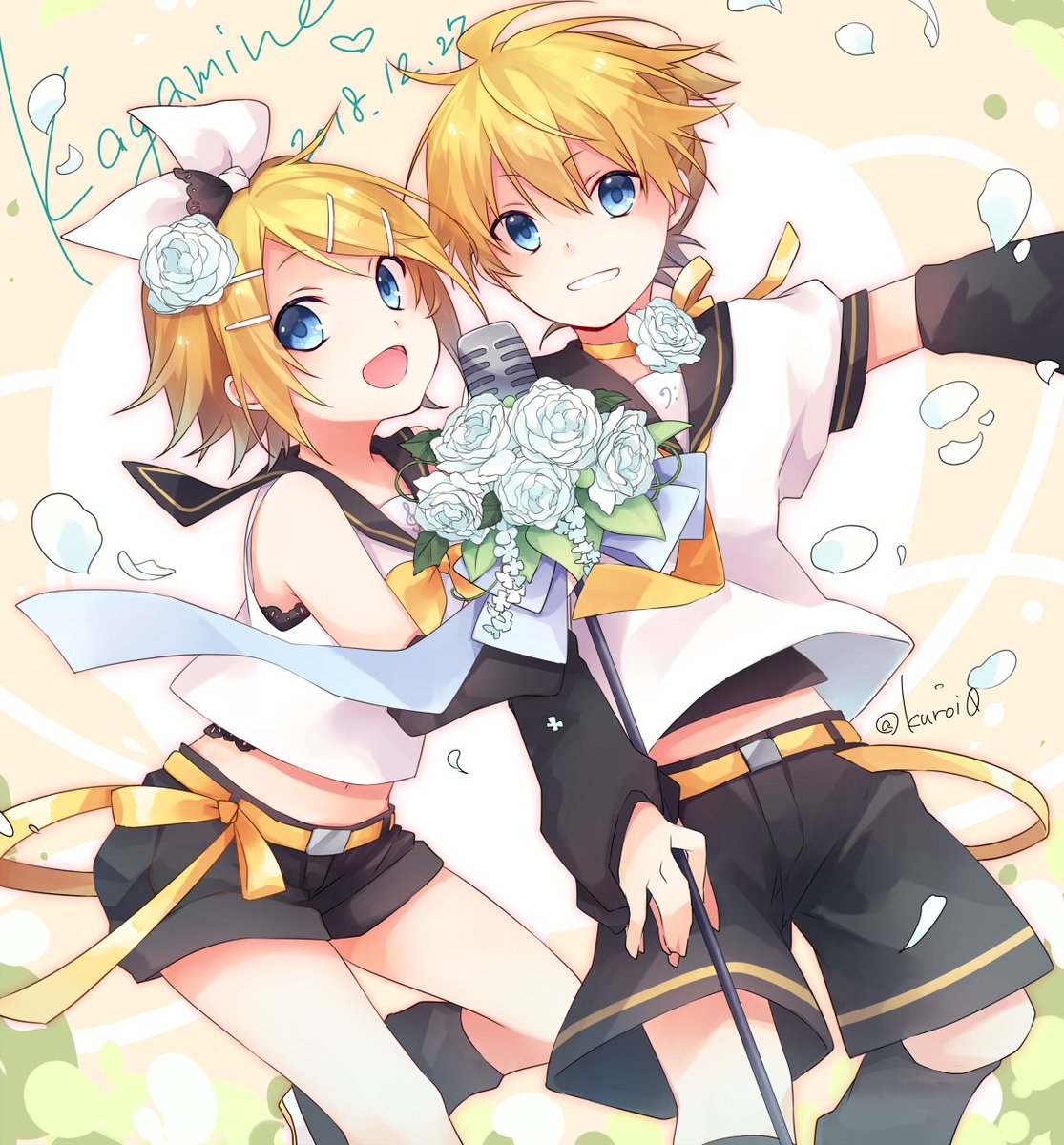 鏡音生誕祭イラストまとめ Togetter