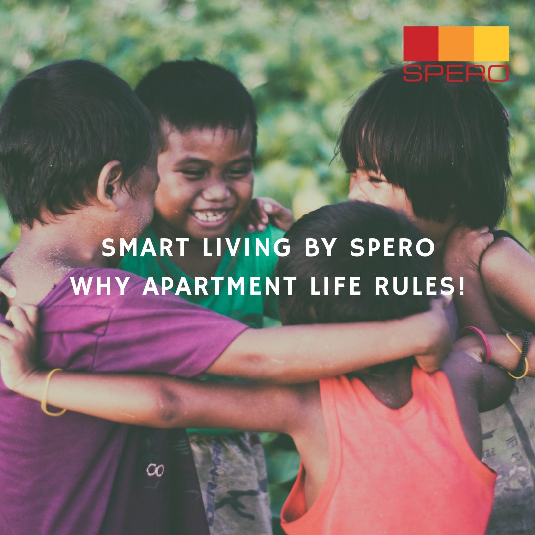 Smart Living by Spero: Why Apartment Life Rules!

Our last post talked about how apartments require less maintenance than houses. But what’s one thing apartments have more of? People!

#sperorealty #sperosmartliving #apartmentliving #chennaiapartment