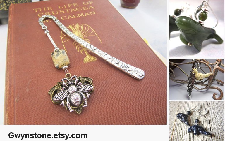 Gwynstone's tweet image. Honey bee bookmark - metal bookmark - bronze #booksandzines #bookmark @EtsyMktgTool etsy.me/2CMCm4W #readergift #metalbookmark