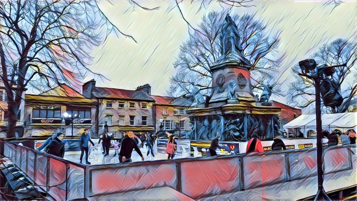 A couple of shots taken today on a quick nip into town <a href="/lancasteronice/">Lancaster On Ice</a>  #Lancaster #lovelocal #WinterWonderland