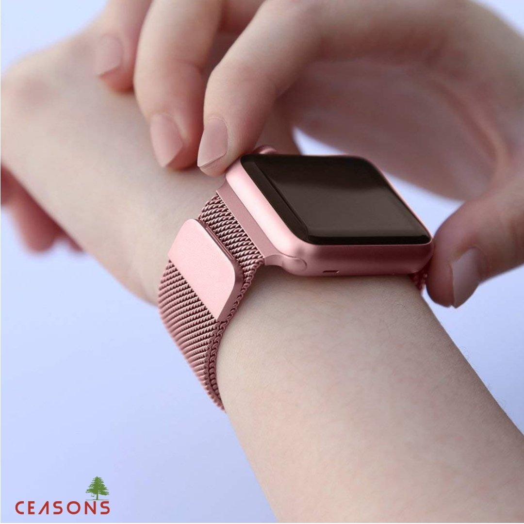 ceasonshk's tweet photo. Ceasons Compatible #Rosegold #StainlessSteel Band for #AppleWatch Replacement. This Mesh strap #bracelet comes with adjustable #magnetic closure for Series 4 Series 3 Series 2 Series 1 all models.

To buy this product click on: https://t.co/ae8SzZKZv3 https://t.co/dOEGJDoNFj