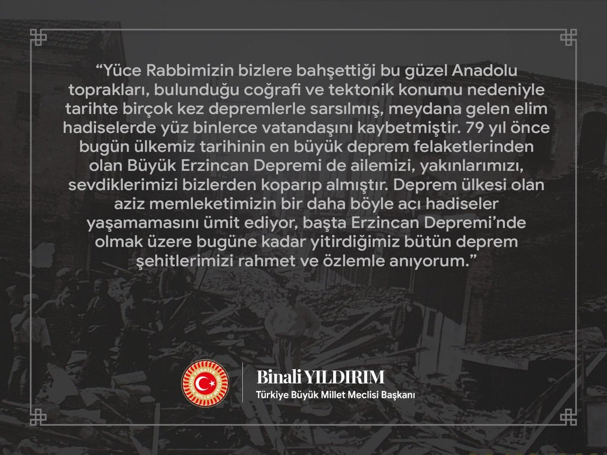 Binali Yıldırım tweet media