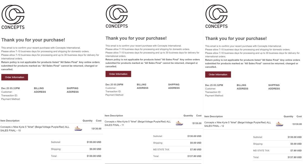 Shoutout to <a href="/CartsNStuff/">Gamer Pcs</a> for the proxies for yesterdays cook and the slot for the size 10! <a href="/SlotRunner_io/">SlotRunner.io</a> with the the 11 and 12 cook!

<a href="/NikeShoeBot/">NikeShoeBot</a>
