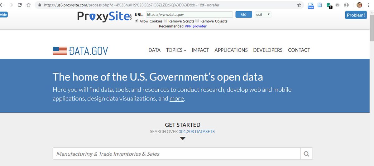 andreiwid's tweet photo. I'm trying to figure out why US https://t.co/9Icxzs2CDw open data portal is not accessible from Brazil anymore. To make sure I've just tested with a proxy (from US server) and the access was just fine. https://t.co/fmcEt6v5Am