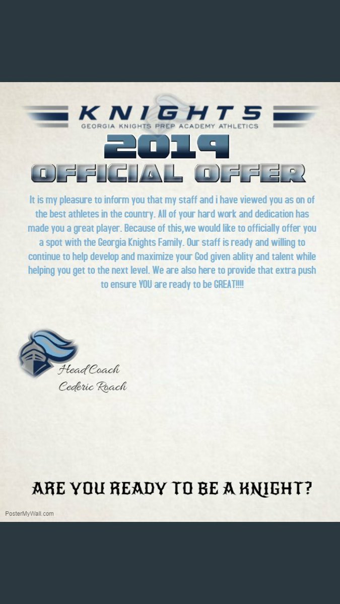 JavareseB_'s tweet photo. Blessed to receive a offer from the Georgia Knights ❗❗ @coaching22  @ball_coachtking  @DoolyCoRecruits https://t.co/3NMjSZhLUg