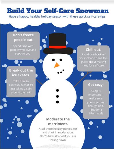 Happy Holidays! Here are some tips to avoid getting overwhelmed and enjoy this holiday season! Remember, self-care is the best care! #codythecamel #codytips #selfcare #FIU #FIU22 #FIU20