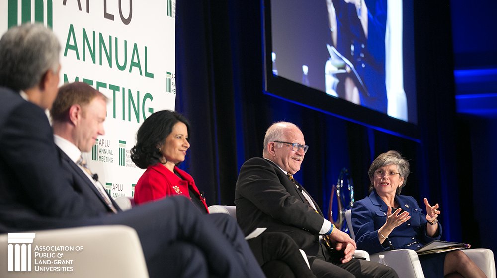 APLU_News's tweet photo. Want to rewatch your favorite sessions from #APLU2018? Check out our APLU 2018 Annual Meeting Playlist on YouTube, featuring speakers from our opening, closing, and keynote sessions! https://t.co/xRiXTij7lo https://t.co/CpNYUukKyP