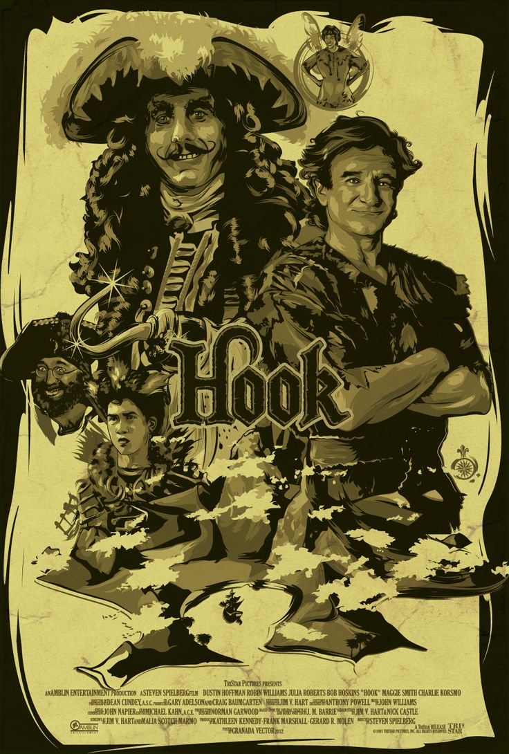 “- Así que se acabaron tus aventuras.
- ¡Oh no! ¡vivir! ¡vivir será una fantástica aventura!” 
 Hook (1991)