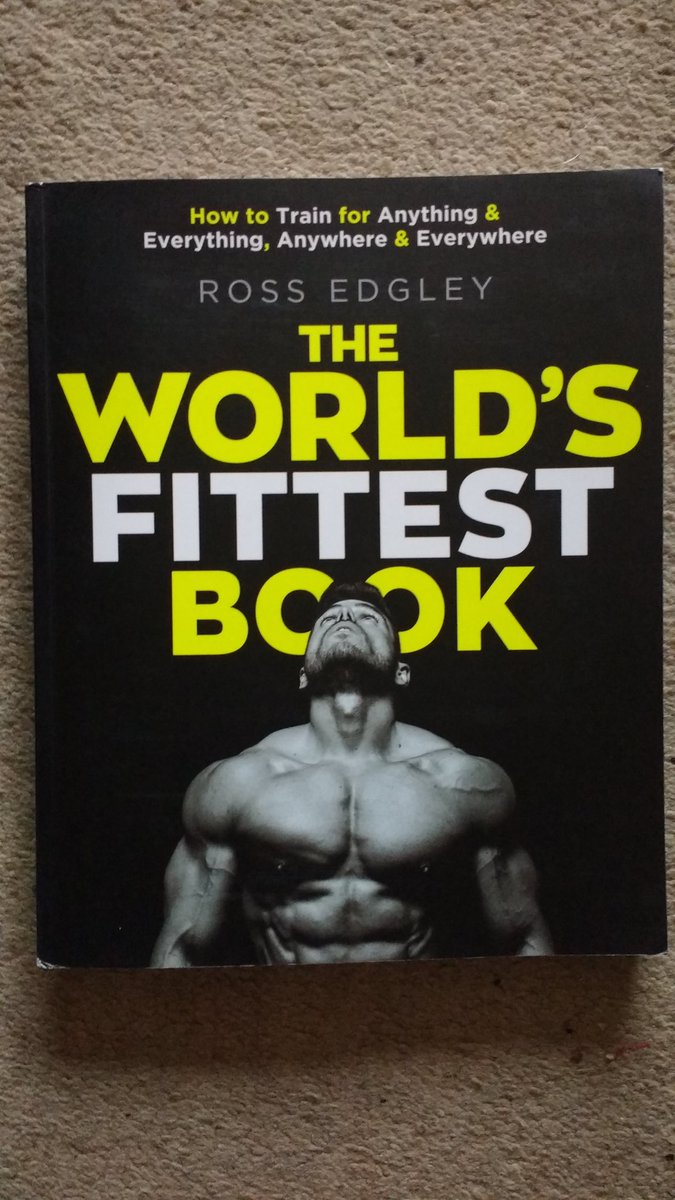 My wife managed to get me a copy for Christmas. Now it's time to turn words into action, here's to 2019! Thanks <a href="/RossEdgley/">Ross Edgley</a> #TheWorldsFittestBook