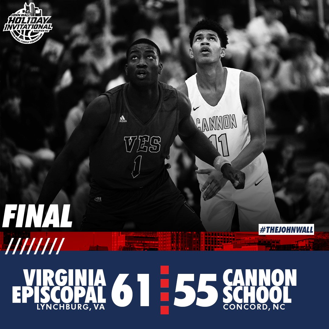 Jaden Bradley dropped 1⃣9⃣, but <a href="/CannonMBB/">Cannon Basketball</a>'s comeback bid falls just short as @VES_Bishops advance to the TJ Warren semifinals. #TheJohnWall