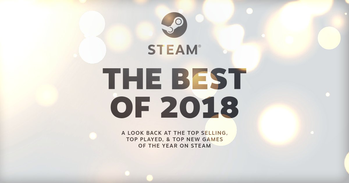 Steam “Best of 2018” Lists; A Look Back At 2018 