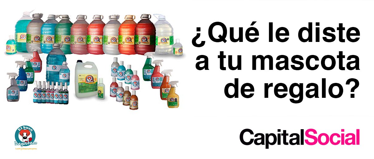 "Presenta tu Tarjeta Capital Social y obtén 2x1 en cualquier presentación de productos El Buen Lengüetazo y 10% de descuento en tu estética canina o bien 30% de descuento en cualquier presentación de productos El Buen lengüetazo.No aplica con otras promociones."