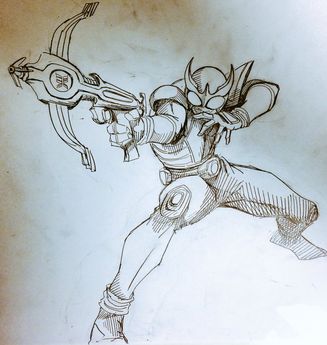 邪悪なるものあらば
その姿を彼方より知りて疾風の如く邪悪を射抜く戦士あり 