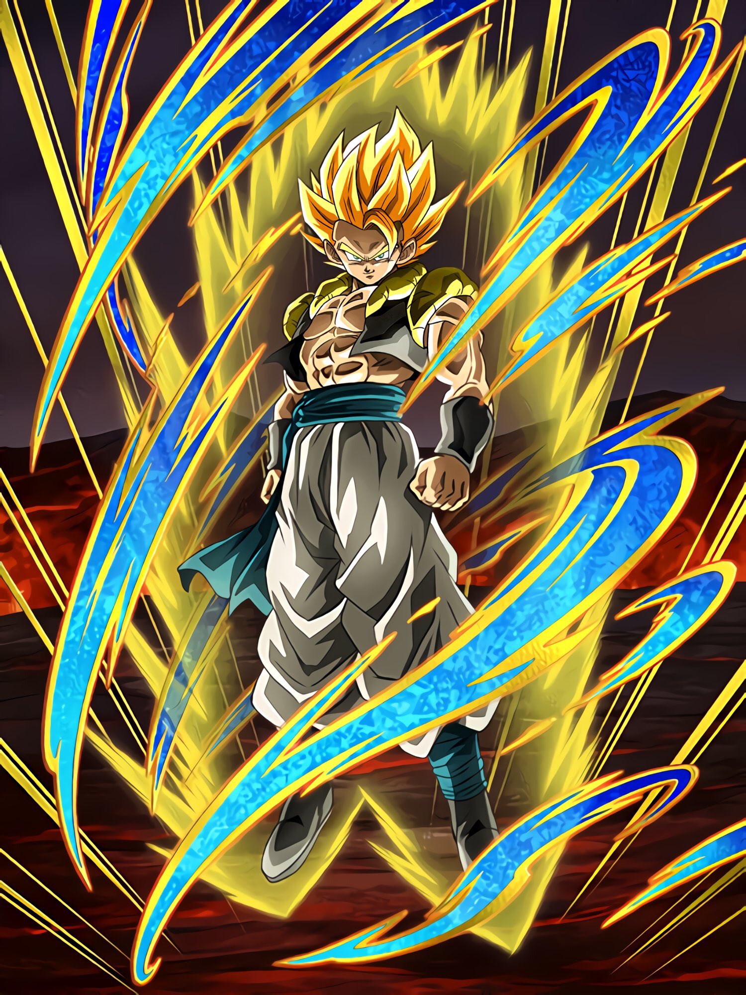 ドッカンバトル オリジナルポスターA 超サイヤ人ゴットSSゴジータ