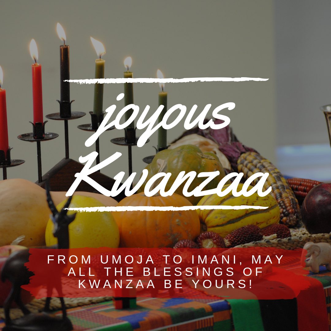 ECBarn's tweet image. Joyous Kwanzaa everyone!!