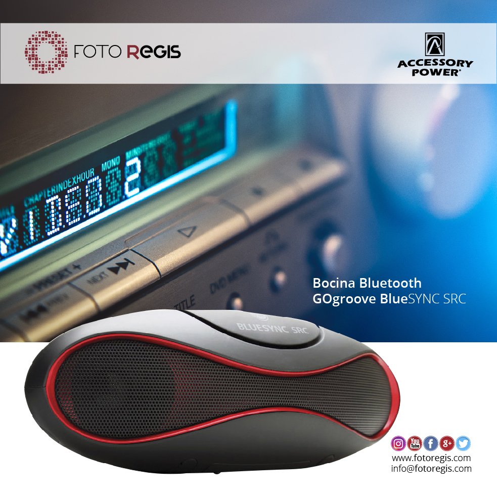 fotoregiscifsa's tweet image. En la fiesta no te quedes sin música, una de las bocinas inalámbricas con Bluetooth de Accessory Power, tendrás un sonido envolvente y de alta calidad. 
Ven a comprarla en sucursales Foto Regis.
tiendaregis.com
#AccessoryPower #FotoRegis #bocinas #Musica #Feliz2019