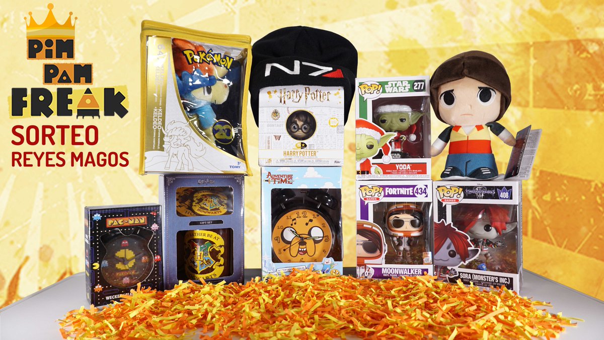 PimPamFreak's tweet photo. ¡SORTEO DE REYES MAGOS!

👑Sigue a @PimPamFreak 
👑RT a este tweet
👑Etiqueta a un amigo con el hashtag #ReyesPimPamFreak

Y gana uno de estos 10 artículos a elegir para ti y otro para regalarle a un amigo (preferiblemente al que etiquetes 😋)

Bases → https://t.co/hlCaYwILqZ https://t.co/fHwsaae2HL