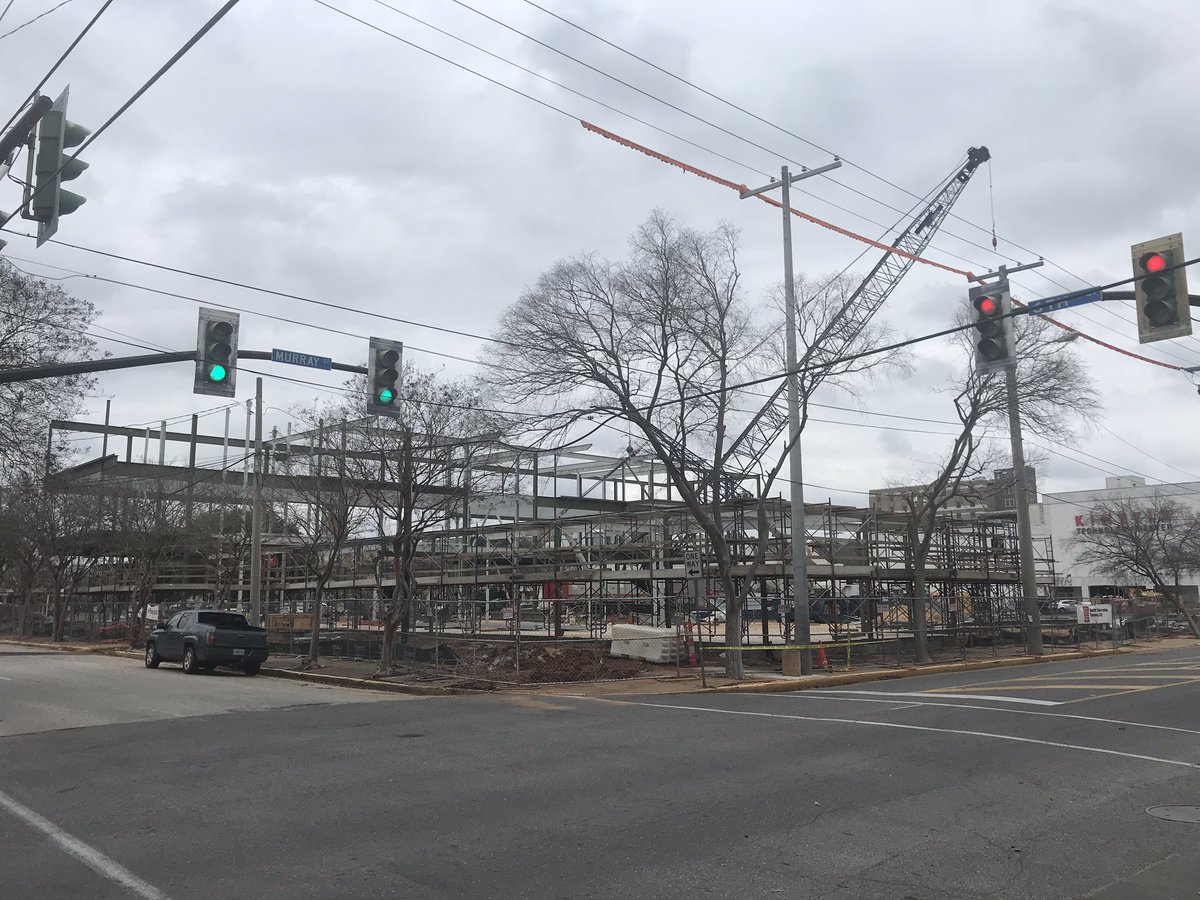 jimmysawtelle's tweet photo. Structural steel erection nears completion on Your new Downtown Alexandria Campus. The 6th Street side will hold Allied Health Programs while the Desoto Street side holds 3 stories of Academic Programs, General Education Classrooms, Student Services, Library, &amp; Administration. https://t.co/sI9GO9lDDp