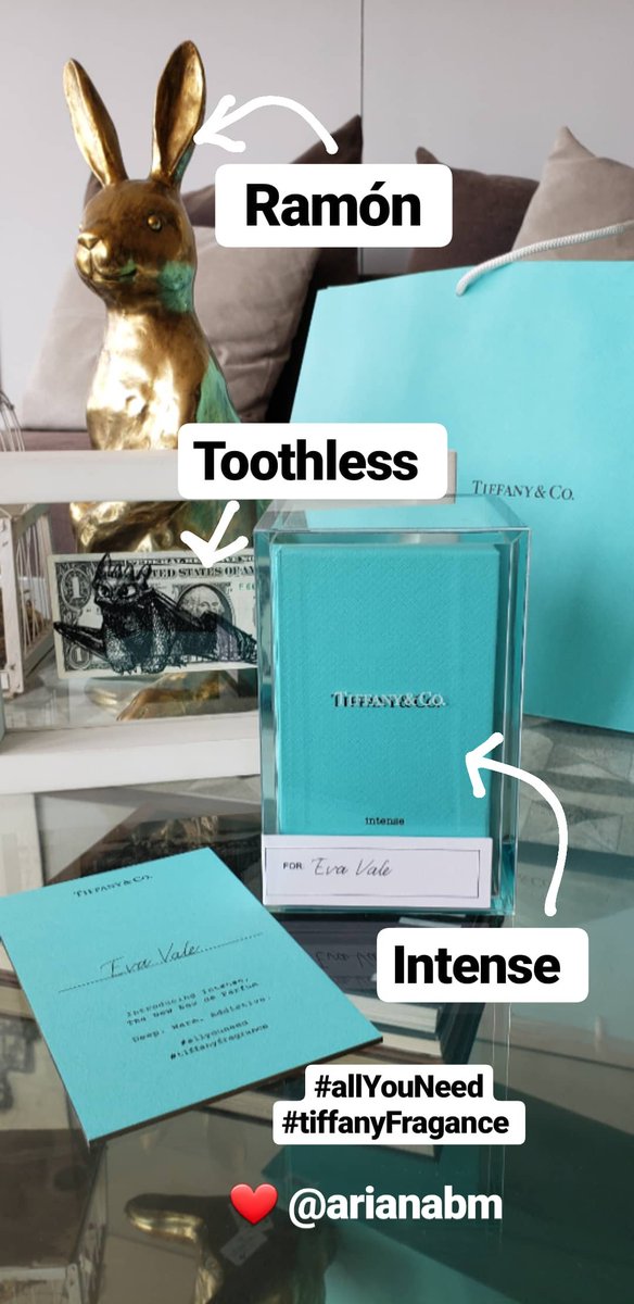 Ame ame Intense!! #allYouNeed #tiffanyFragance 😍😍😍 @arianabm