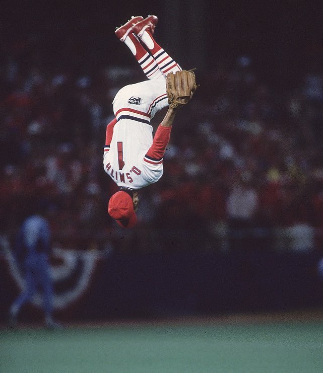 I bet Ozzie Smith, 64 years old today, can still do this. Happy birthday to the Wizard! 