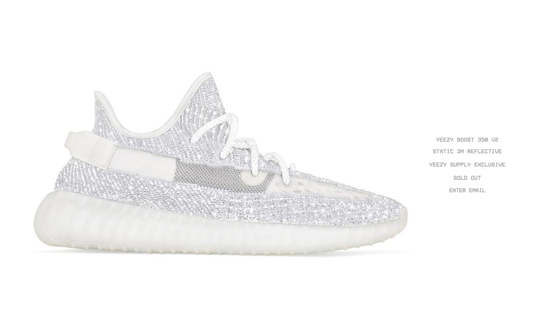 yeezy reflective sold out