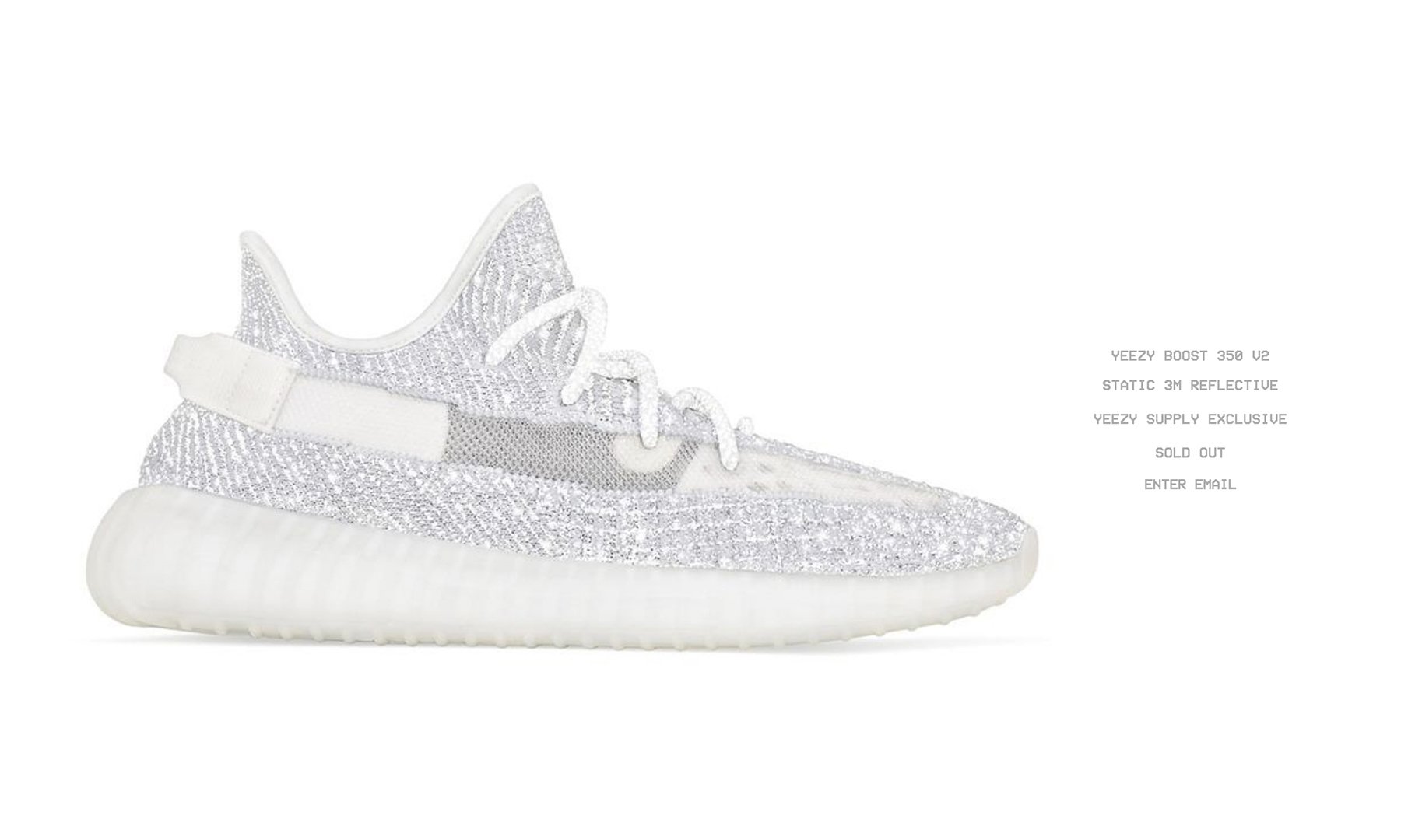 yeezy static sold out