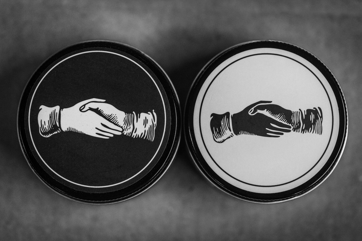 A handshake is a promise you'll love using this pomade. #FIRSTHAND #mrpomade #pomade #handshake