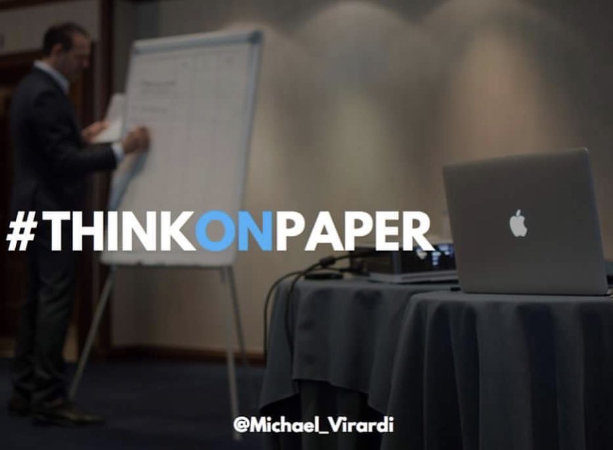 Michael_Virardi's tweet image. 3 reasons to #ThinkOnPaper:

1. You never forget once it is written down on paper. 
2. You make the person who is doing the talking feel important.  A connection between you and the speaker can more easily be established.
3. Visit my Instagram Page: michael_virardi for reason #3