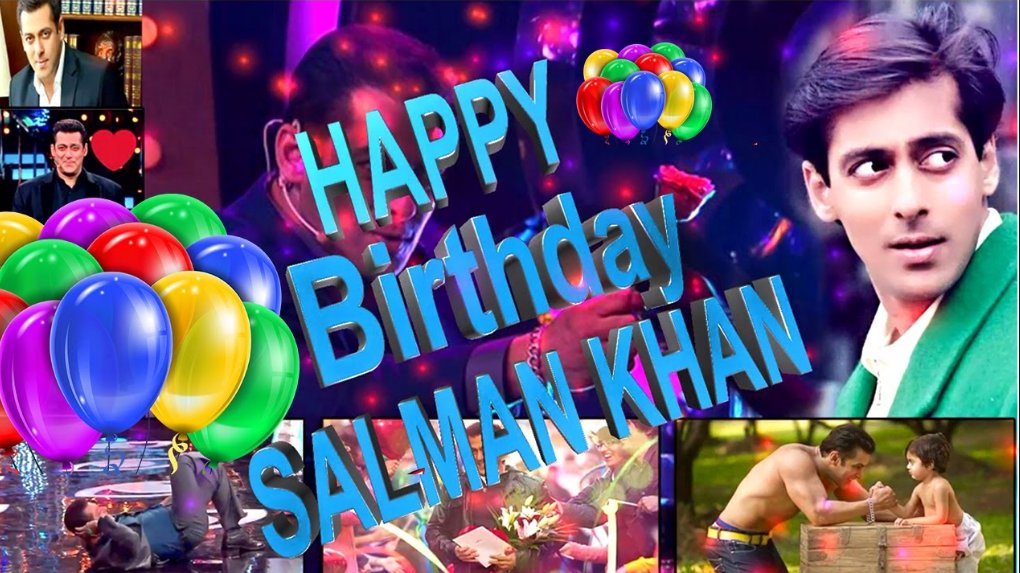 Happy birthday Salman Khan. many many happy returns of the day.    