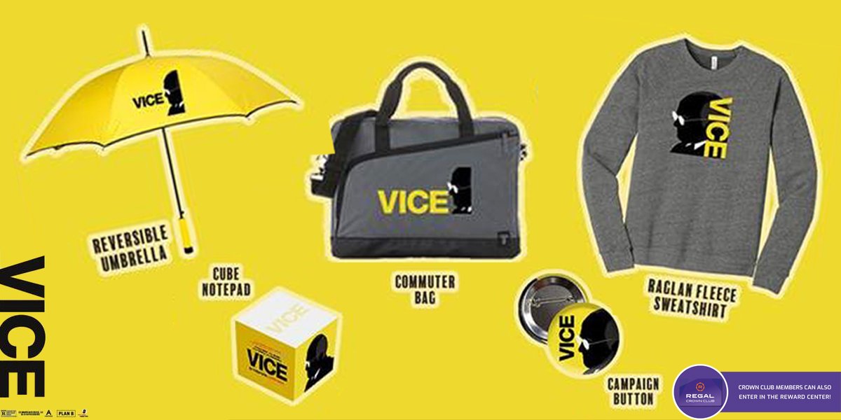 RegalMovies's tweet image. FOLLOW our Twitter page and RETWEET us with #VicePrizeGiveaway for a chance to win! 🎟: regmovi.es/2Q3Pshw  

Rules: regmovi.es/2Q3Q46O