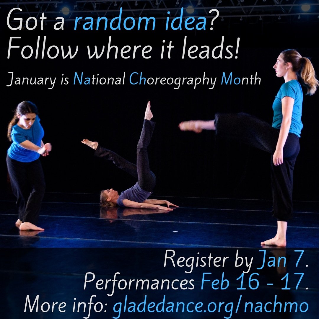 Got a random #dance idea? January is your chance to make it! You provide the creativity, we’ll provide the space to let it shine. Register now for perks like auditioning dancers &amp; rental discounts
gladedance.org/nachmo
Photo by @robtng #nachmo #DMVdancers #dcdance #danceideas