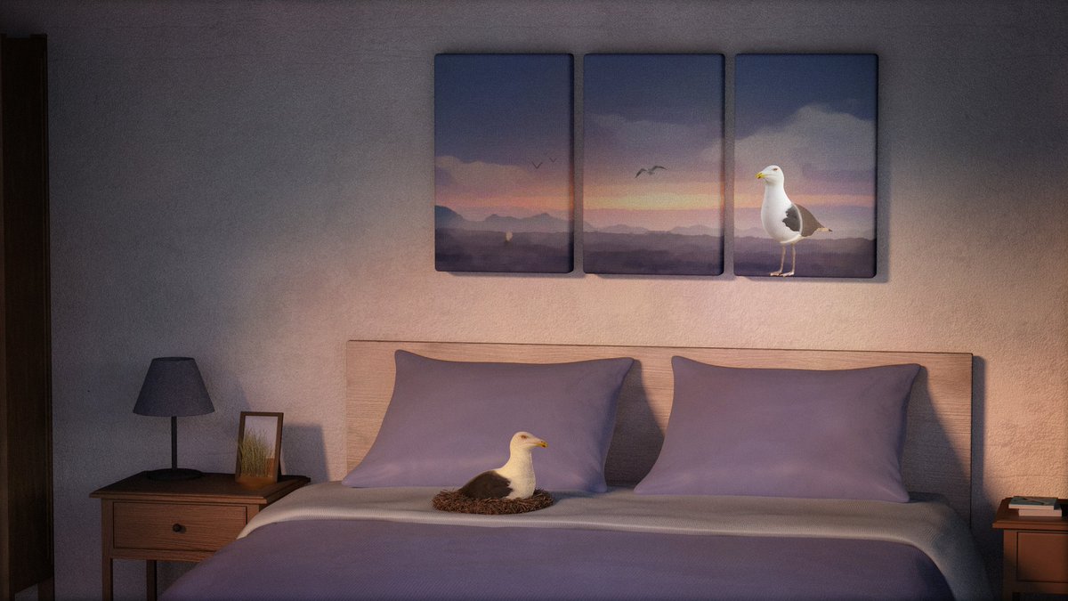 Tellurian84's tweet photo. New 3d scene made in Blender:
Special room.
Where elements from the decoration can enter in the reality.
#blender3d https://t.co/RyLVSYOc22