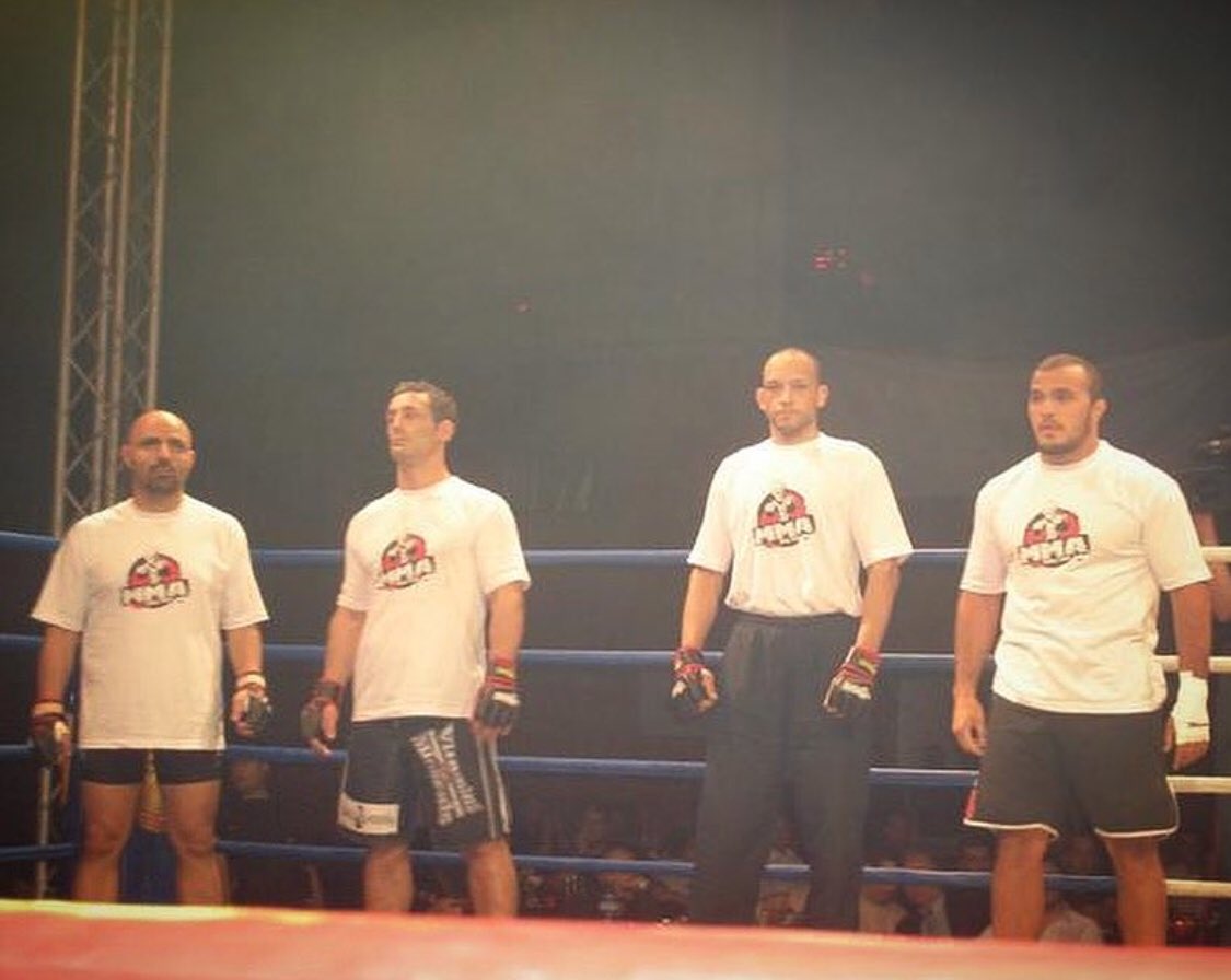 StrikinGokhan's tweet photo. Best of luck to my bro @LatifiMMA for his upcoming #UFC232 fight this Saturday Night 🇦🇱 👐🏼 🇹🇷 Once we shared a ring together, how time flies 👊🏼 #KickAsss https://t.co/IgAg8M8mqy