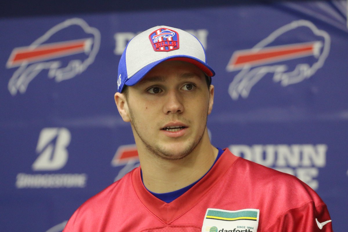 BuffaloBills's tweet photo. QB Josh Allen: “My first season has gone by quickly but I’ve learned so much. I’m excited to be back at home this weekend in front of the best fans in the league.” #GoBills https://t.co/RDRblGOdeZ