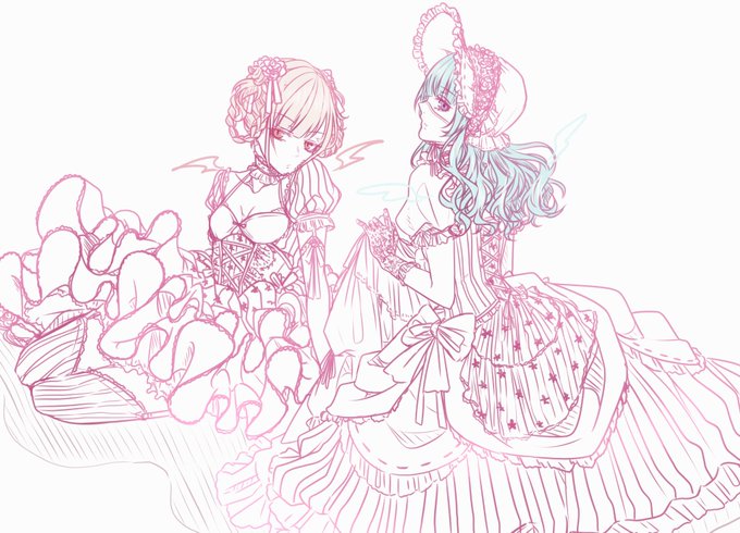 きれいな服を描きたかっただけ( 'ч' ) 