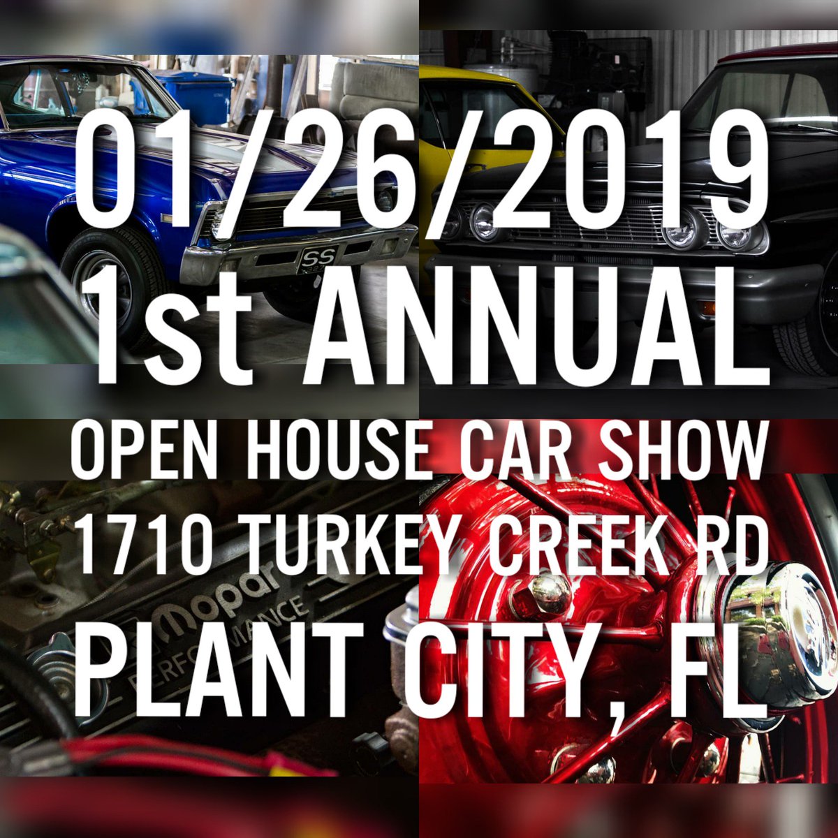 PandG_Customs's tweet photo. Its never too early to start making plans for the new year. We are hosting our 1st annual #carshow right in #plantcity, come check it out!
#Florida #TampaBay #tampa #lakeland #Orlando #hotrods #ratrods #classiccars #ClassicCar #classiccarshow #tampaevents https://t.co/9I27gNhaFK