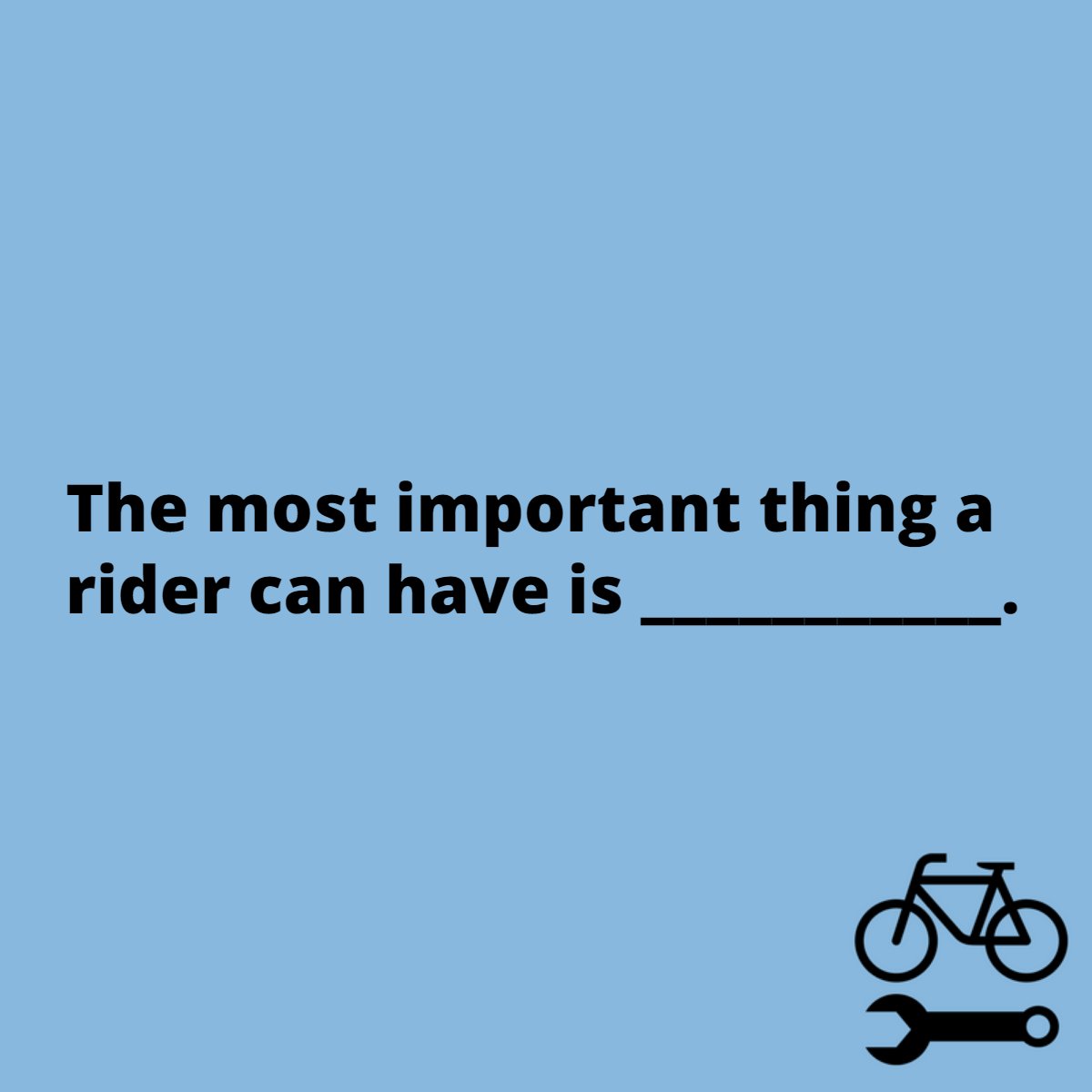 CoopersBicycle's tweet photo. Fill in the blank! https://t.co/ywHJIahefW