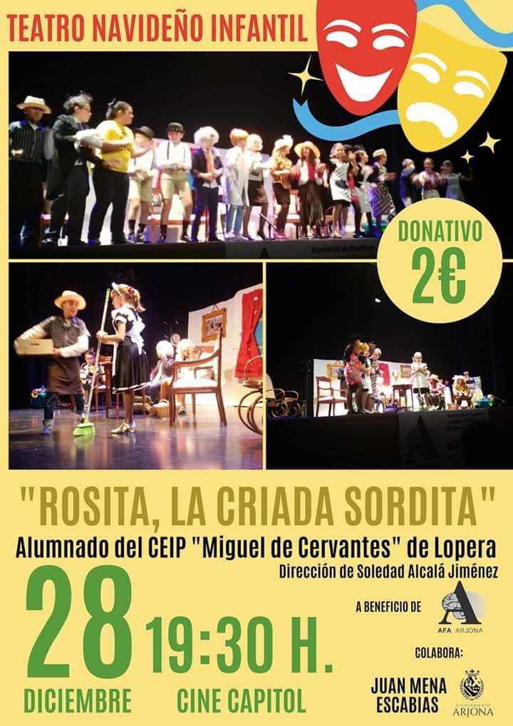 Este viernes día 28, no os lo podéis perder, ¡Está genial!
AFA os espera.