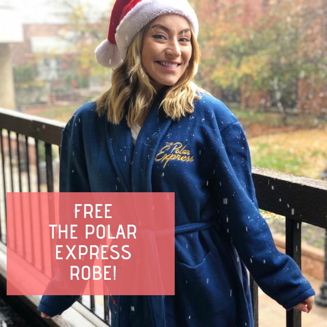 How? 🎅🏽
•
Get your Golden Ticket aboard our 7:15pm train on December 27th and any rider 12 years old and under gets a free, cozy, Polar Express robe!
•
stlthepolarexpressride.com