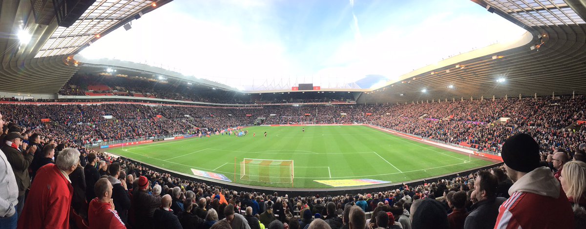 jonstokoe's tweet photo. Mint day out. Bit nervy at the end and I think we enjoyed a slice of luck. But a win’s a win for @SunderlandAFC in front of over 46,000. Not many teams who could do that in League 1. Let those good times roll. It’s coming together nicely @stewartdonald3! #safc https://t.co/LNw4mirJYR