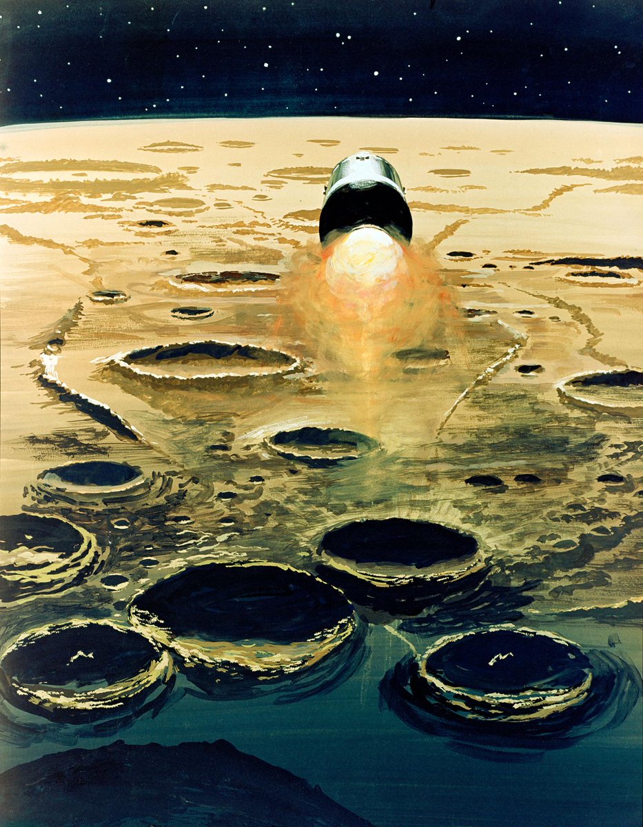 airandspace's tweet photo. "In ten orbits, the #Apollo8 astronauts saw craters and peaks never viewed directly by human eyes, and recognized on the familiar Earth-facing side an intended site for a bold landing mission." #Apollo50
A curator explores the #SpiritofApollo on our blog: https://t.co/8yu9JiQ27k https://t.co/GvGRm0cBPG
