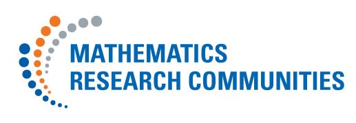 amermathsoc's tweet photo. Did you know? @NSF-funded #AMSMRC provides support for travel to the summer conf site, accommodations &amp; meals there, travel to #JMM2020 in Denver, CO, + support for follow-up collaboration travel the yr following the summer confs. Learn more, apply by 2/15 https://t.co/akDavmbTPg https://t.co/sUOAbHkecF