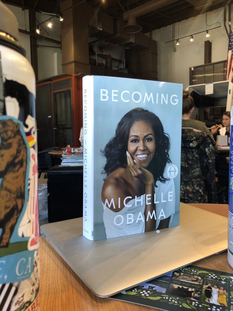 kathleenelee's tweet photo. This copy of @MichelleObama #Becoming just appeared on my desk and either I have a secret Santa or a terrible memory... 

Feeling inspired already https://t.co/bUTp8qhFep