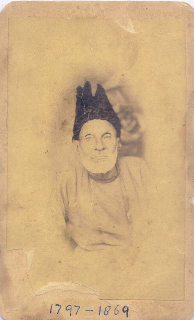 iamrana's tweet photo. The only known photograph of Ghalib The photo belonged to Mrs. Santosh Mathur, great-granddaughter of Babu Shiv Narain, who was a friend of Ghalib's; it is now in a private collection in Allahabad.
#Ghalib birth anniversary https://t.co/IUDNjh6ZNO