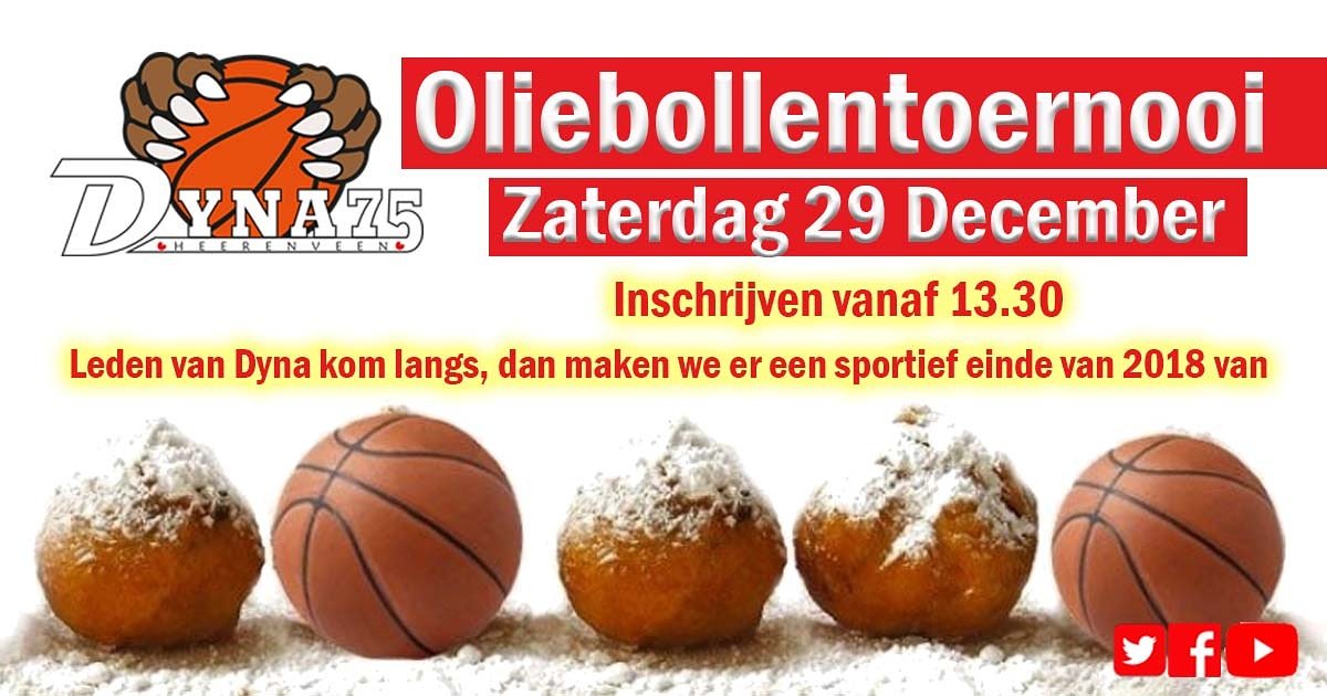 A.s. Zaterdag orginiseren we weer ons traditionele oliebollen mixtoernooi. Inschrijven kan vanaf 13.30 uur.
Het is voor Peanut tot oudlid en van Roller tot recreant. Dus iedereen is van Harte Welkom. We ballen tot ongeveer 17.30, en daarna sluiten we het jaar af met een borrel.