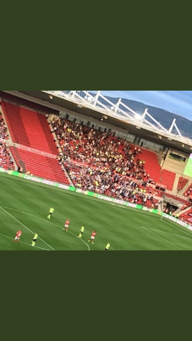 Spot the difference, one was the first away match of the season, one was today. #swfc