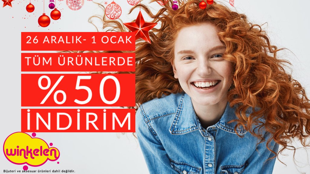 WinkelenTR's tweet photo. Yılın son büyük indirimini kaçırmayın!!😍😍

#winkelentr #birlikteçokgüzeliz https://t.co/p2zPAU2hj3
