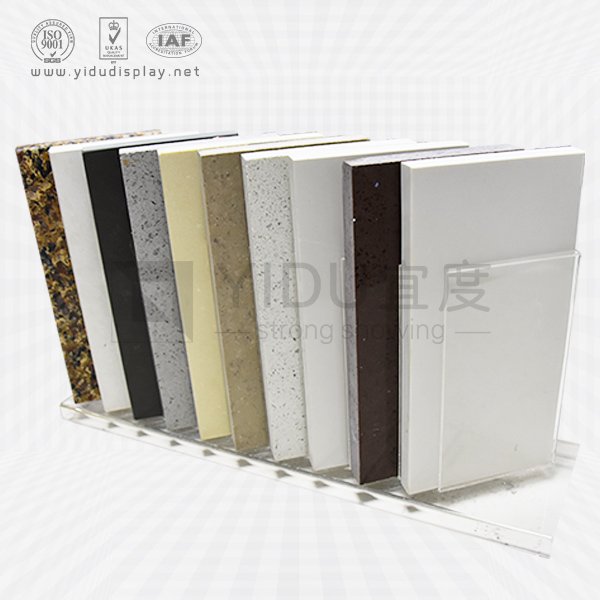 APPLICABLE, CONVENIENT STONE TABLE DISPLAY RACK-SRT2024
Appearance Size:480*130*200mm/ Customized
Used field:Ceramic tile samples show
Color:As you requirement
Capacity10
Logo Print:As Per Customer’s Request
Sample Dimension:125*250*20mm / Customized
yidudisplay.net/product/applic…