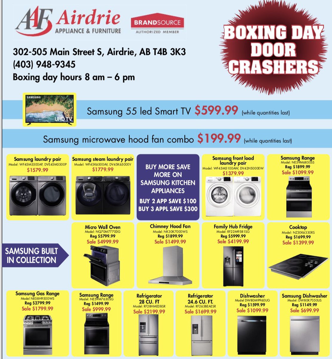 Airdrie Appliance and Furniture (airdrieaandf) Twitter
